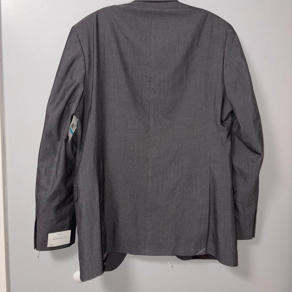 Perry Ellis Portfolio Vita Grey Herringbone Vita Men’s Jacket NWT MSRP $260 40L - Picture 5 of 5